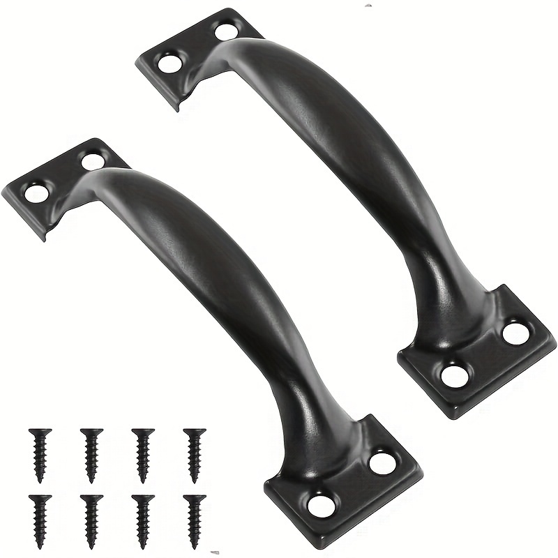Furniture Hardware Kit - 2Pcs DIY Furniture Iron Handles w/Screws