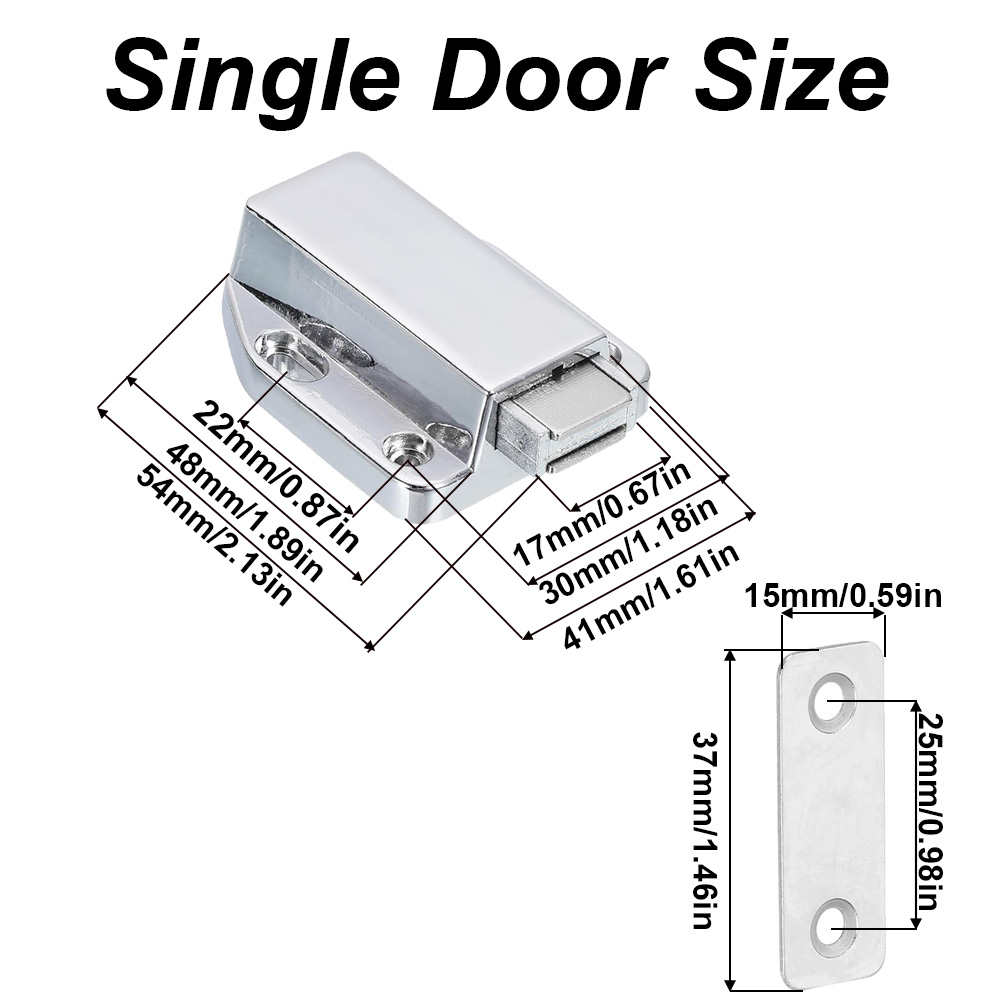 Cabinet Magnetic Catches Magne - Furniture Hardware Lock 评论和价格