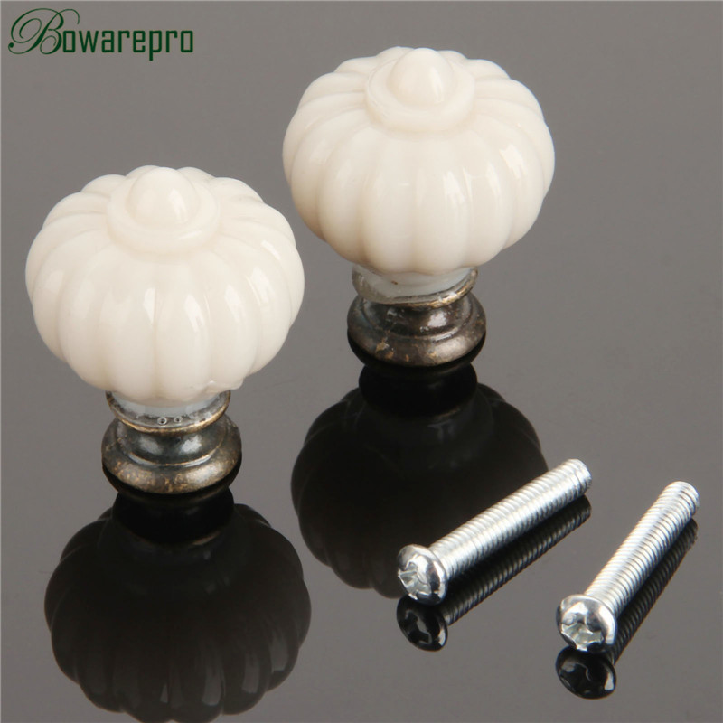 1Pc Acrylic Ivory White Pumpki - Furniture Hardware Kit 评论和价格