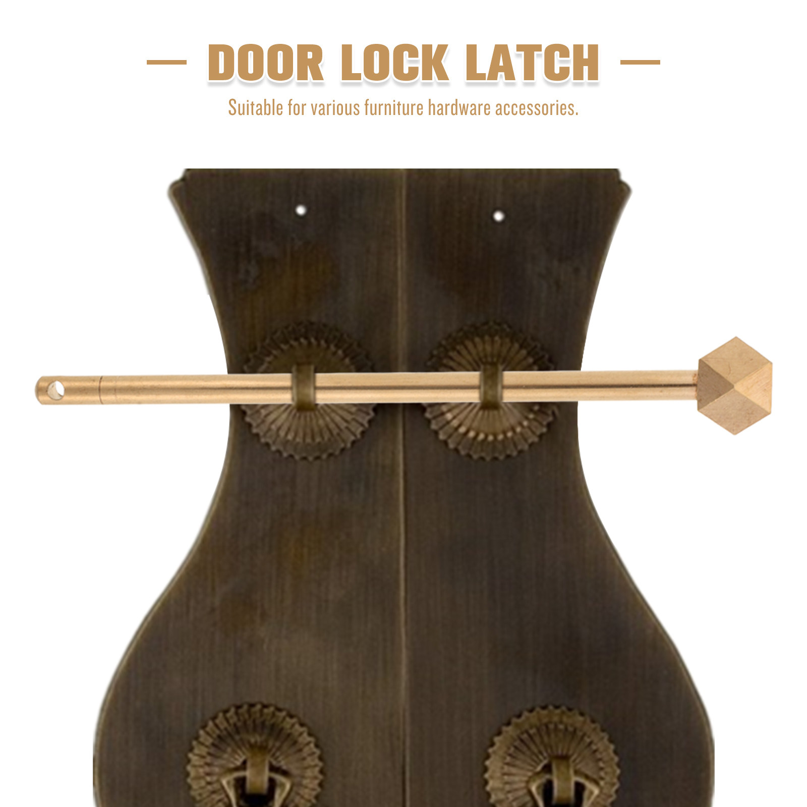Brass Cabinet Key Locking Pin  - Furniture Hardware Lock 评论和价格