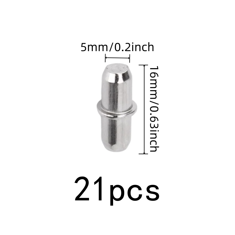 Bookcase Layer Pins 21 pcs, Co - Furniture Hardware Material 评论和价格