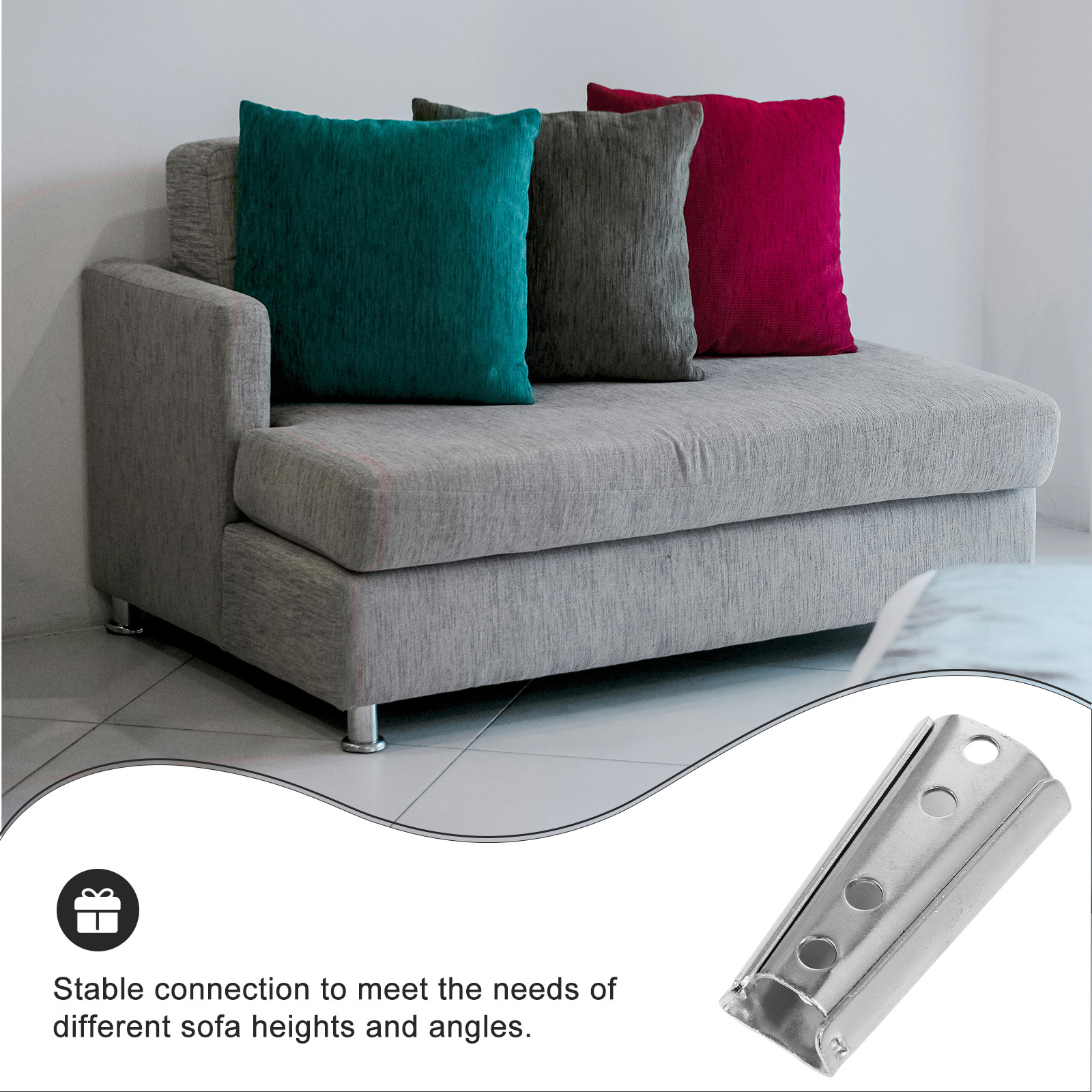 4Pcs Sofa Connectors Conical S - Furniture Hardware Material 评论和价格