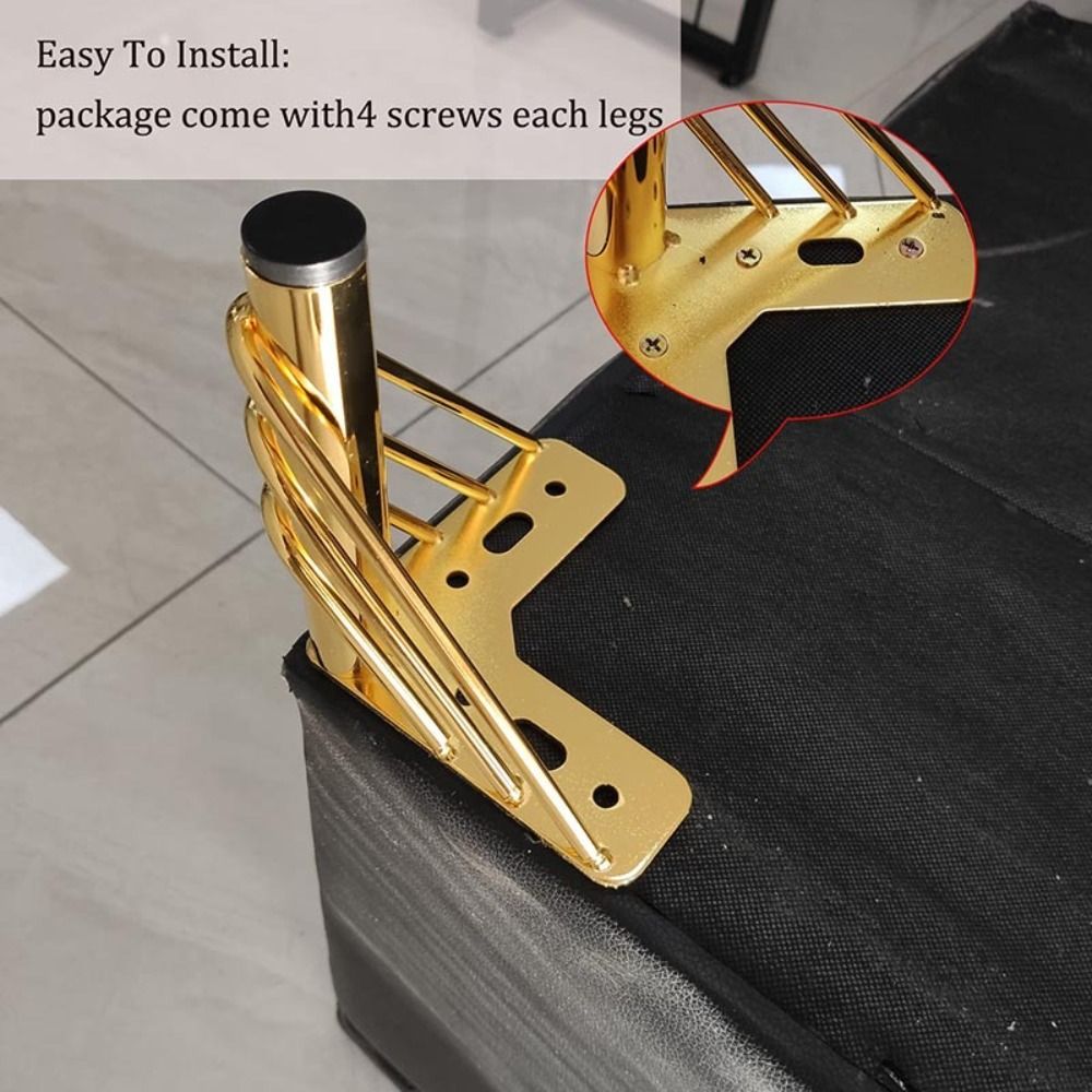 Golden Color Furniture Legs Th - Furniture Hardware Material 评论和价格