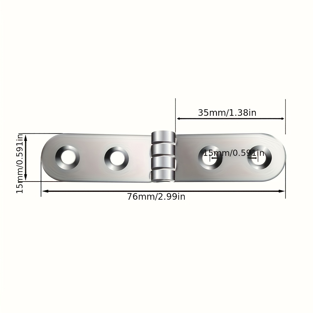 4pcs Foldable Flap Hinges Phot - Furniture Hardware Photos 评论和价格