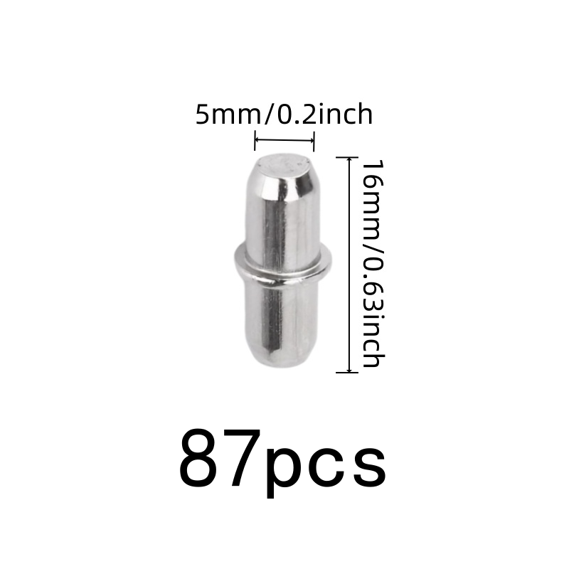 87 pcs Shelf Support Pins with - Furniture Hardware Material 评论和价格