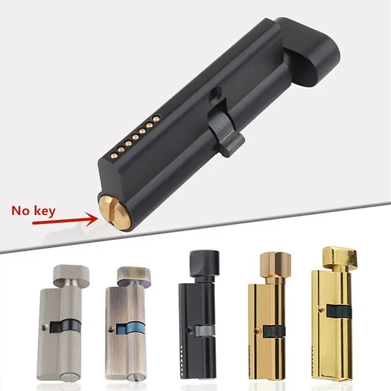 Indoor Solid Wood Door Brass K - Furniture Hardware Lock 评论和价格