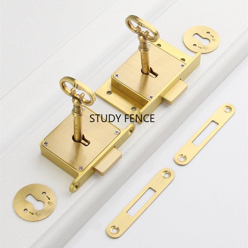 1PC Antique Metal Drawer Lock  - Furniture Hardware Lock 评论和价格