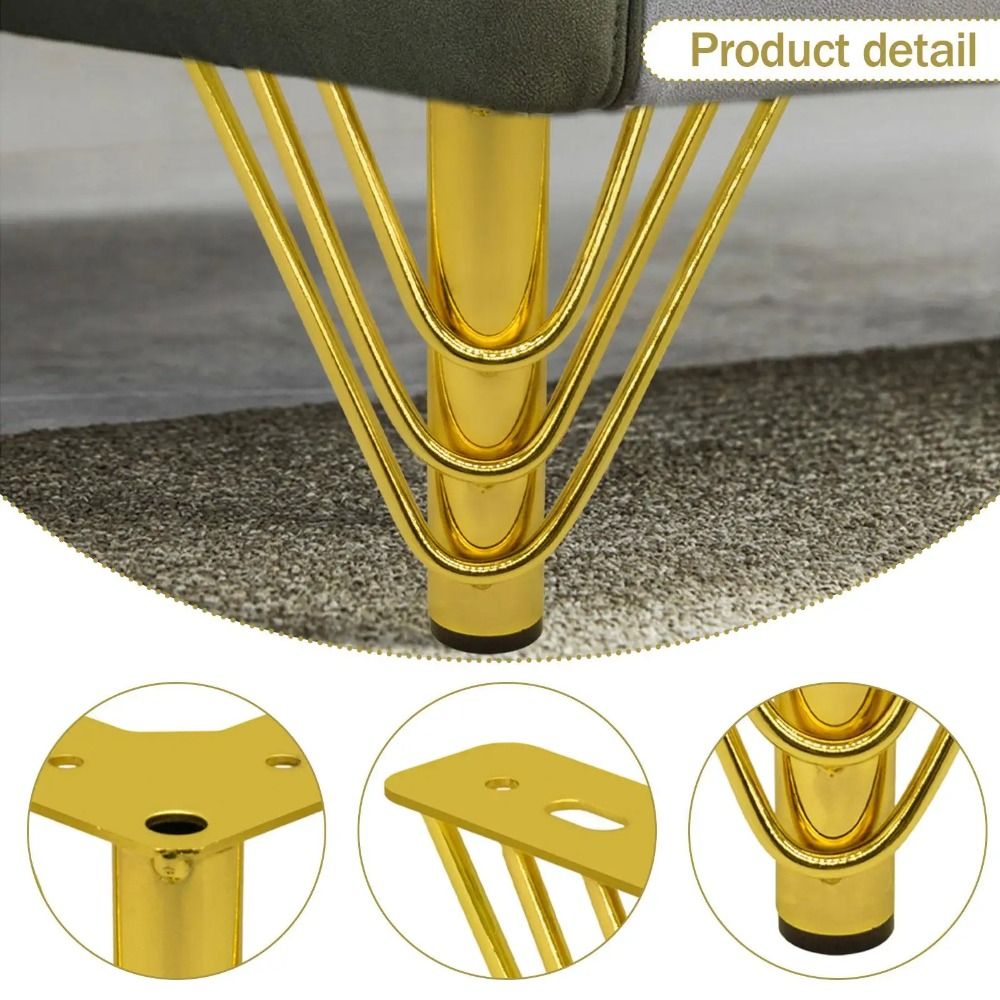 Golden Color Furniture Legs Th - Furniture Hardware Material 评论和价格