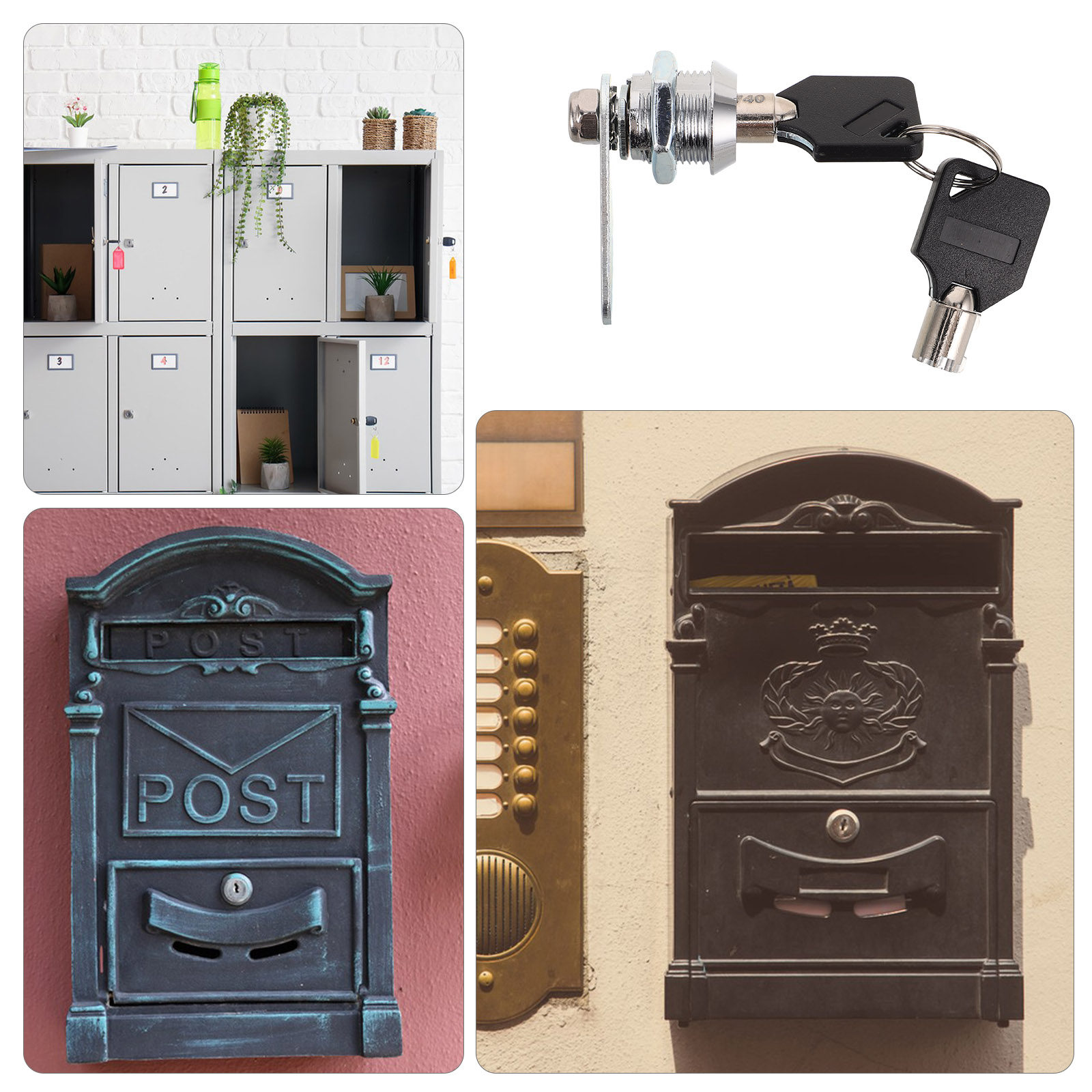 1Set Zinc Alloy Cam Locks Cyli - Furniture Hardware Lock 评论和价格