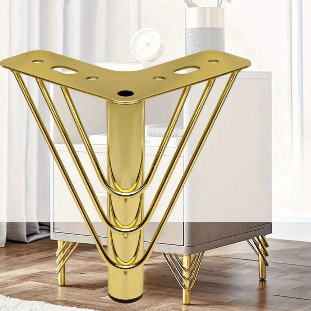 Golden Color Furniture Legs Th - Furniture Hardware Material 评论和价格