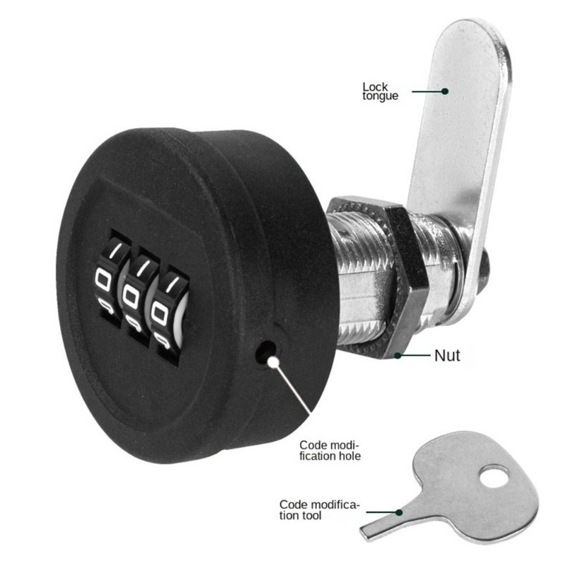 Drawer Password Lock 20/30mm T - Furniture Hardware Lock 评论和价格